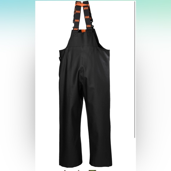 Helly Hansen XS PVC Workwear Rain Bibs - Picture 2 of 4